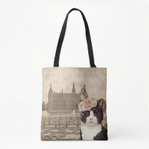 Extravagante Katze & Burg