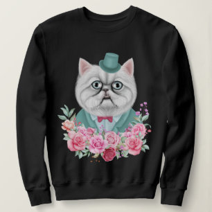 Extravagante Katze Sweatshirt