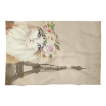 Extravagante Katze und Eiffel