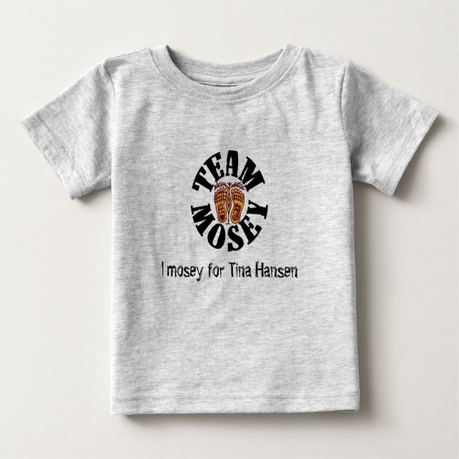 Extravagante kleine Füße Baby T-shirt (Vorderseite)