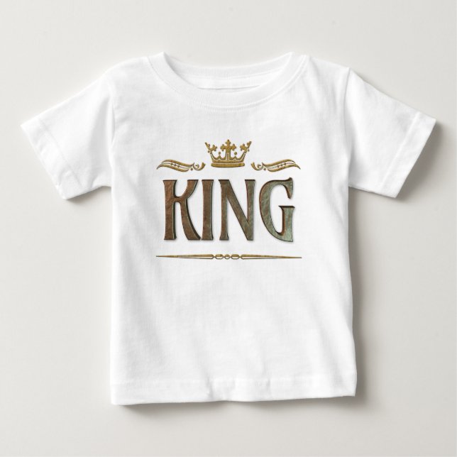 Extravagante Königsbriefe - Große Mittelalterliche Baby T-shirt (Vorderseite)