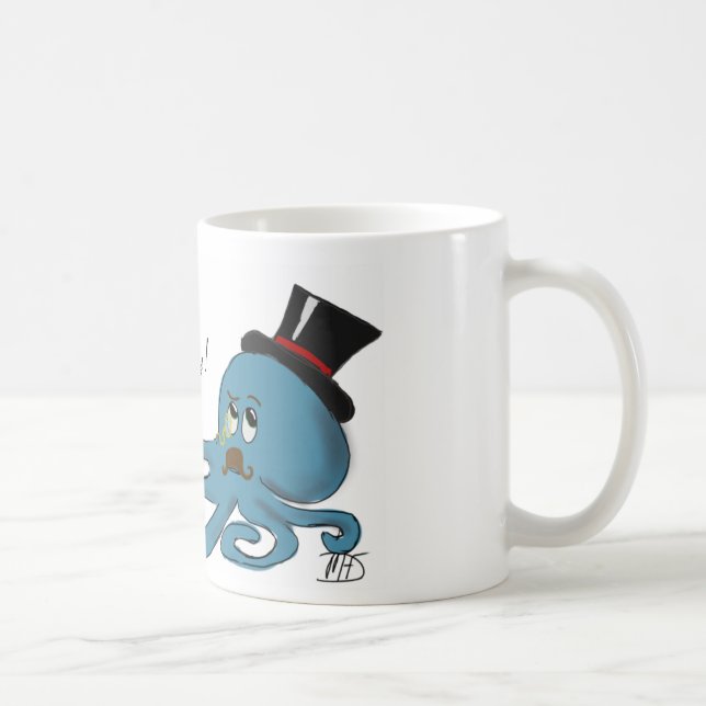 Extravagante Krake Kaffeetasse (Rechts)