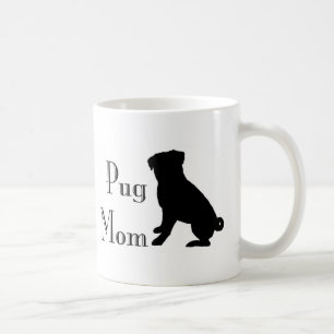 Extravagante Mops-Mama Kaffeetasse