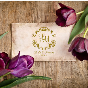 Extravagante Ornamentale Border Classic Royal Crow Gummistempel