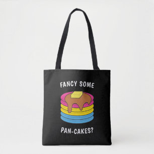 Extravagante Pan-cakes Funny LGBTQ Pansexual Pride Tasche