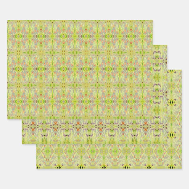 Extravagante Papiertücher, die sich ideal für die  Geschenkpapier Set (Set)