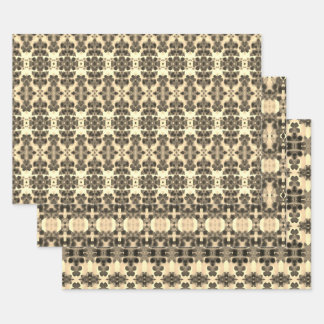 Extravagante Papierzieherblätter Geschenkpapier Set