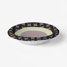 Extravagante Pflücke und schwarz mit hellgrün