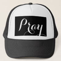 extravagante PRAY-Schriftzeichen |