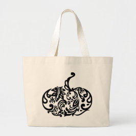 Extravagante Pumpkin-Tasche Jumbo Stoffbeutel