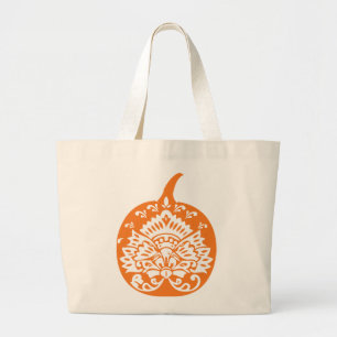 Extravagante Pumpkin-Tasche Jumbo Stoffbeutel