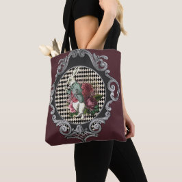 Extravagante Rahmen Weißes Kaninchen Tasche