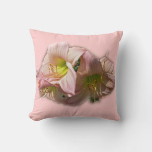 Extravagante rosa Taglilien Kissen