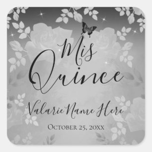 Extravagante Rose Sticker für die Silver Square S