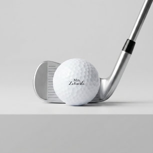 Extravagante Skriptkalligrafie Minimalistisch Golfball