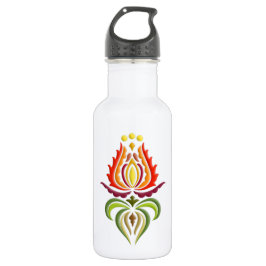 Extravagante Umhang-Stickerei - ungarische Trinkflasche