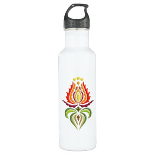 Extravagante Umhang-Stickerei - ungarische Trinkflasche