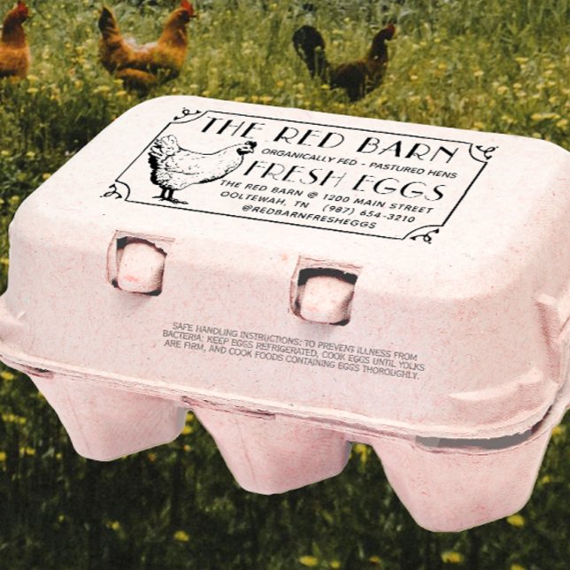 Extravagante Vintage Grenz-Eierkarton-Briefmarke Permastempel (Von Creator hochgeladen)