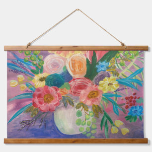 Extravagante Wandverkleidung mit Flor Wandteppich Mit Holzrahmen