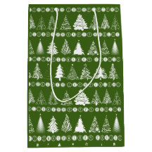 Extravagante Weihnachtsbaum Grüne Geschenktasche