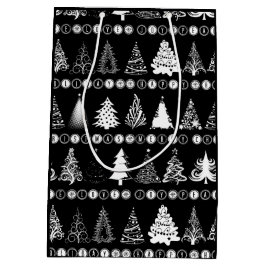 Extravagante Weihnachtsbaumgeschenktasche Mittlere Geschenktüte
