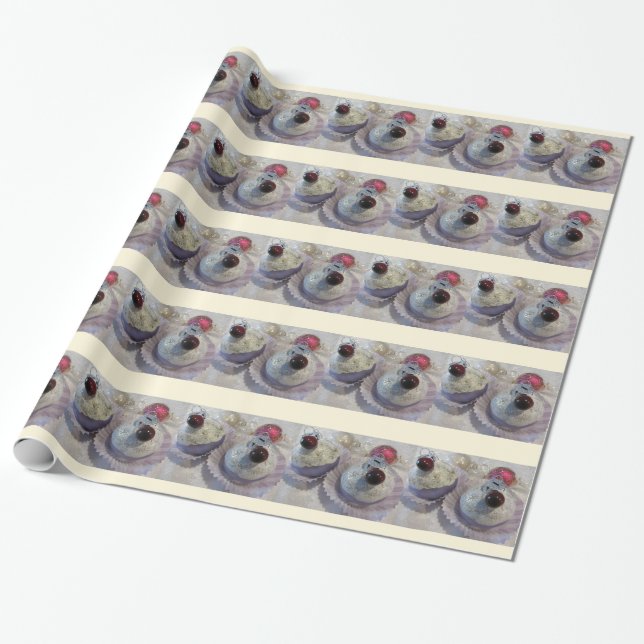 Extravagante Weihnachtsdekorationen Geschenkpapier (Ungerollt)
