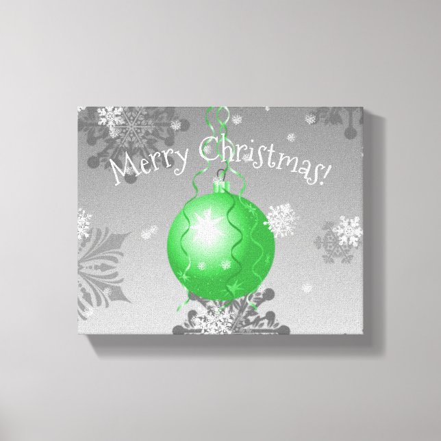 Extravagante Weihnachtsschmuck-Leinwand drucksvoll Leinwanddruck (Vorderseite)