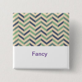 Extravagante Zigzag-Mustertasten | Stilvolle Geome Button