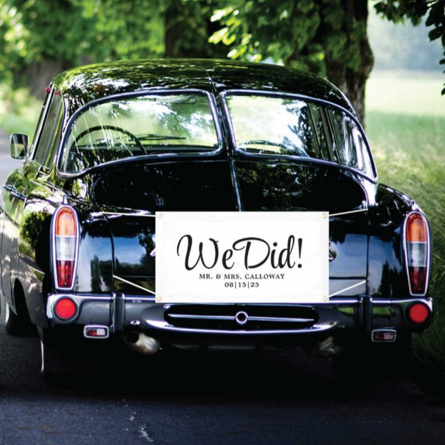 Extravaganter Banner für verheiratete Fahrzeuge (Von Creator hochgeladen)