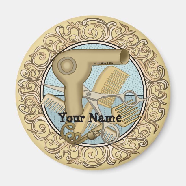 Extravaganter Beautician-Magnet Magnet (Vorne)