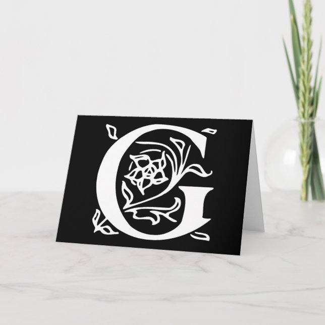Extravaganter Buchstabe G (Vorderseite)