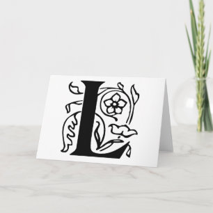 Extravaganter Buchstabe L