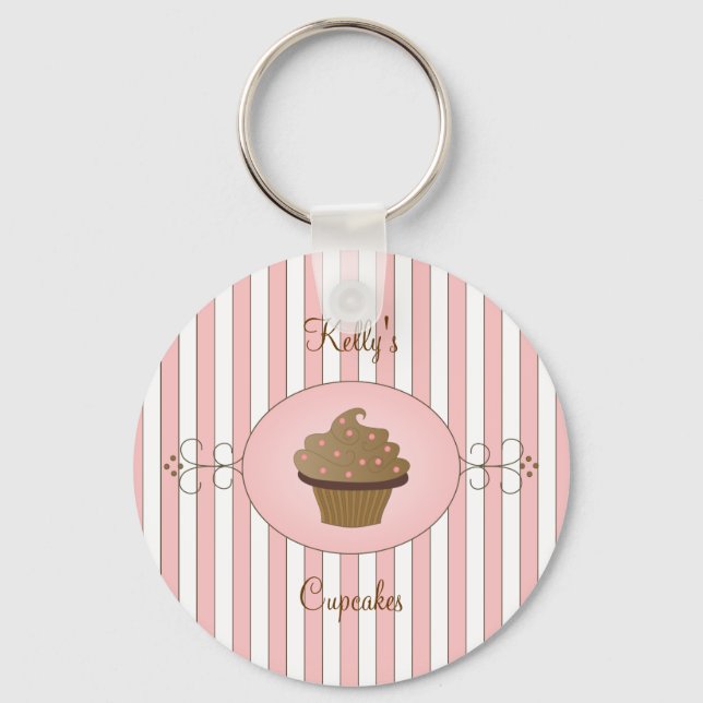Extravaganter Cupcake Schlüsselanhänger (Vorderseite)
