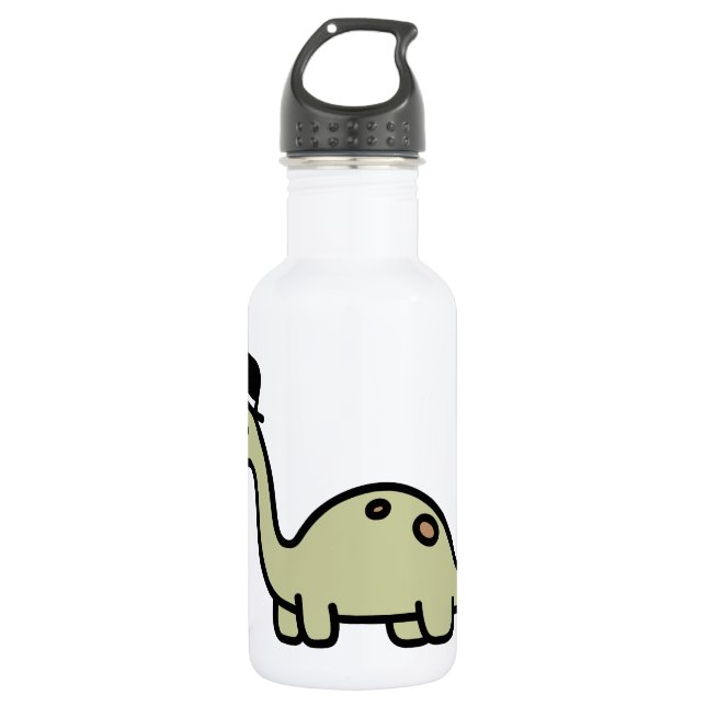Extravaganter Dinosaurier Trinkflasche (Vorderseite)