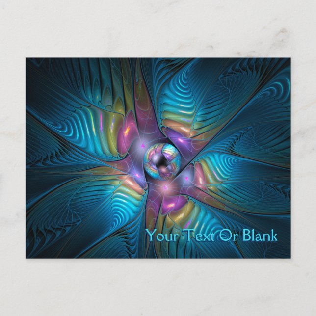 Extravaganter Flug Postkarte (Vorderseite)