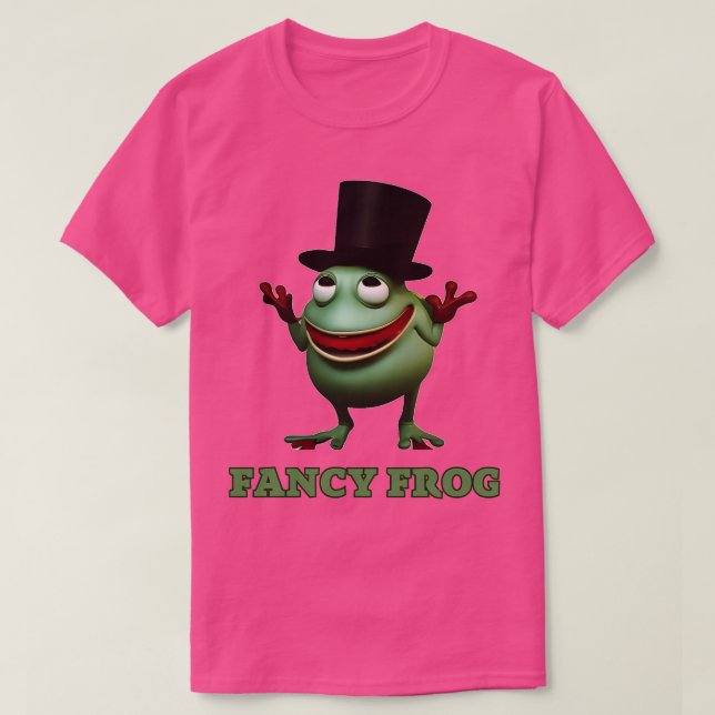 Extravaganter Frosch T-Shirt (Design vorne)