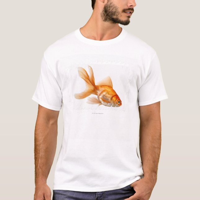 Extravaganter Goldfish T-Shirt (Vorderseite)