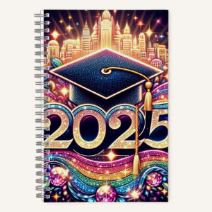 Extravaganter Hochschulabschluss 2025 Notizbuch