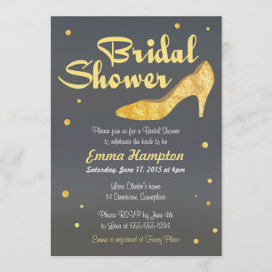 Extravaganter Hochzeitsschuh des Einladung