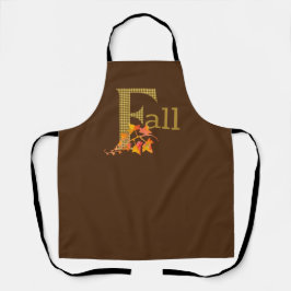 Extravaganter Karierter Fall Word Art Schürze