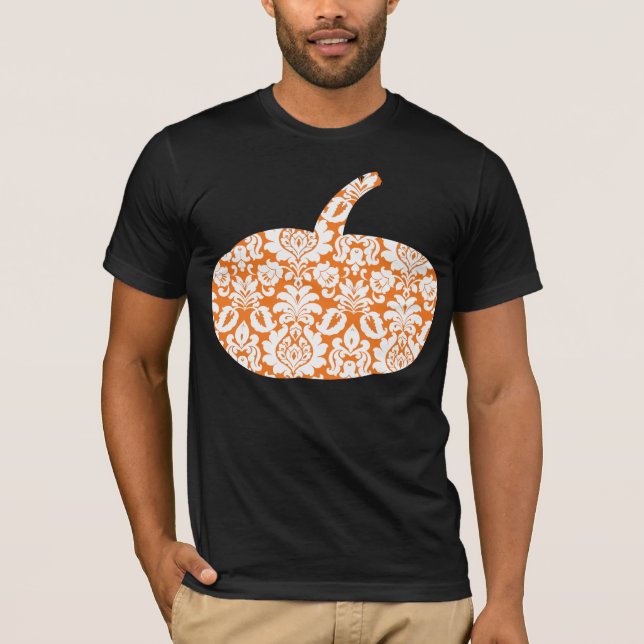 Extravaganter Kürbis für HerbstHalloween T-Shirt (Vorderseite)