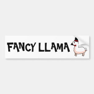 Extravaganter Lama-Autoaufkleber Autoaufkleber