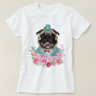 Extravaganter Mops T - Shirt