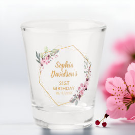 Extravaganter Name des Kirschblossoms Datum 21. Ge Schnapsglas