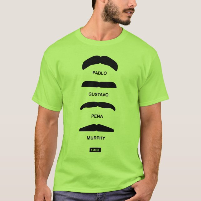 extravaganter Pablo gustavo pena murphe narcos T-Shirt (Vorderseite)
