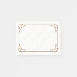 Extravaganter Rahmen Post-it Klebezettel