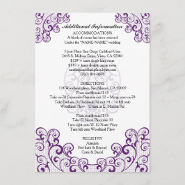 Extravaganter Rand Skull - Zusätzliche Information Begleitkarte