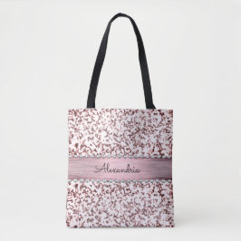 Extravaganter Rosa-Rosa-Rosa-Marmor-Glitzer Person Tasche