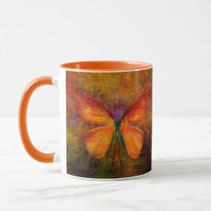 Extravaganter Schmetterling Tasse