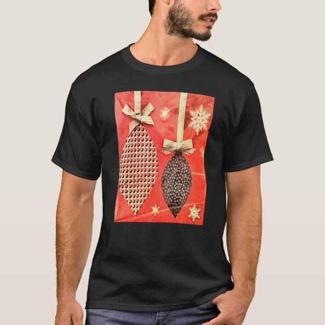 Extravaganter Spaß, Weihnachtsschmuck anhängen T-Shirt (Vorderseite)